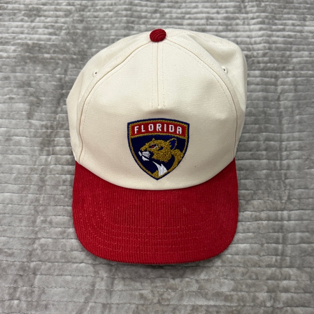 American Needle Red and Cream Florida Hat